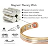 Vinterly Pure Copper Bracelets Magnetic Therapy Arthritis Lines Adjustable High Magnet Open Cuff 8mm Bangles Resizable Jewelry 4