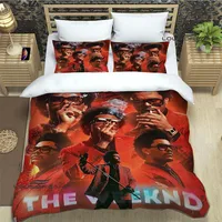 Singer The Weeknd printed Bedding Sets exquisite bed supplies set duvet cover bed comforter set bedding set luxury birthday gift 2