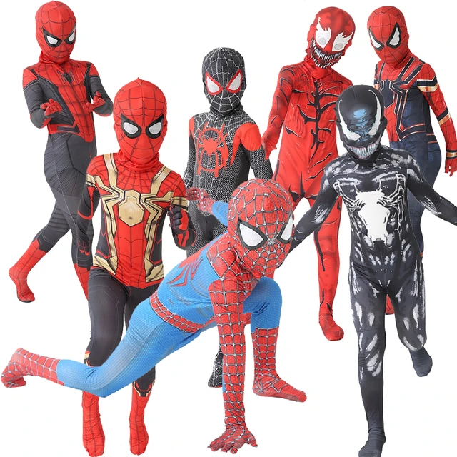 Heroes Expedition Heroes Return Anime Spiderman Costume Superhero Kids  Adult Party Halloween Gift - Cosplay Costumes - AliExpress