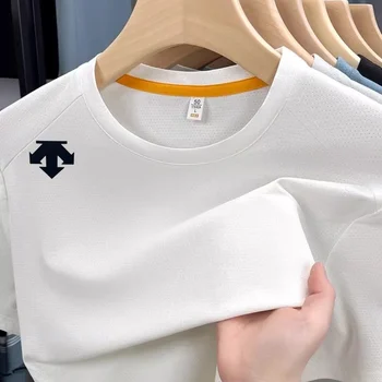 2026 new model men's summer high quality t-shirt round neck stoma quick-dry short sleeves leisure exercise ventilate men's wear