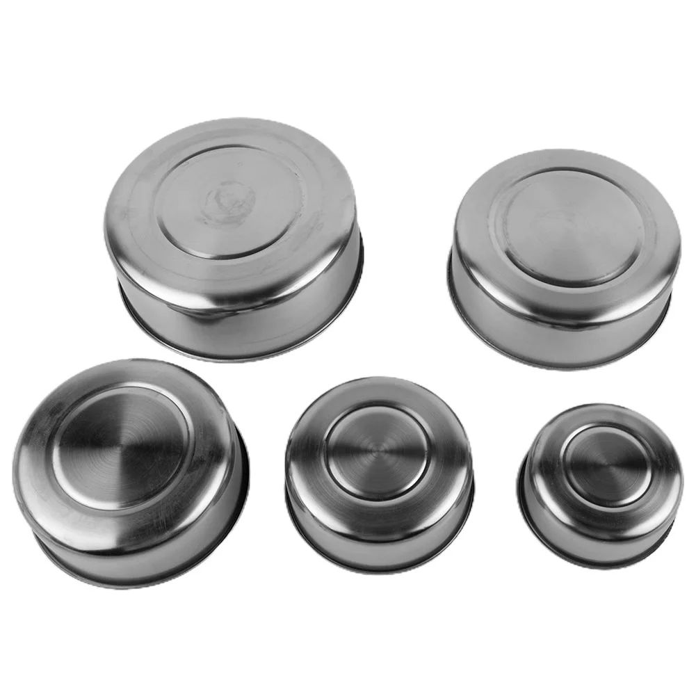 5Pcs Stainless Steel Container With Lids Home Kitchen Food Storage Organizer Ealed Food Storage Box Lunch Box Fresh-keeping Bowl