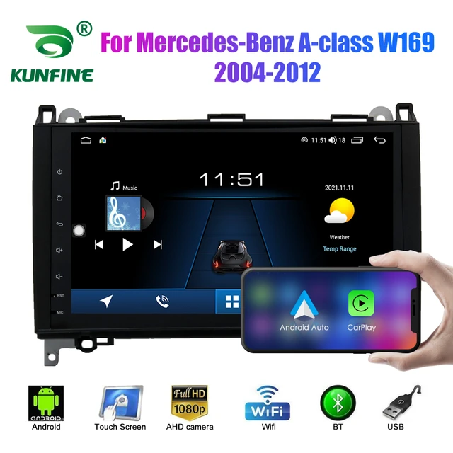 Mercedes A-Class W169 DAB Radio Navigation Bluetooth USB Wireless Apple  Carplay