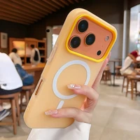 Luxury 2 IN 1 Magnetic Shockproof Case for iPhone 17 Pro Max Air 16 15 14 Plus 13 12 11 Liquid Silicone Magsafe Bumper Cover - Image 2