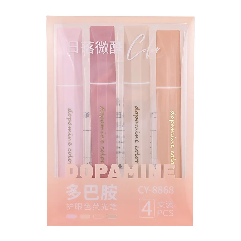 빠른 건조 컬러 스테레오 라인석 노트북, 학생 마크 키, 형광펜, 인스타그램, 신제품