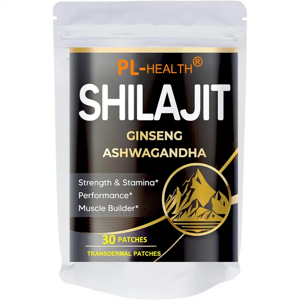 

30 пластырей Shilajit трансдермальные пластыри с женьшенем Tongkat Ali- Strength, Stamina, наращивание мышц