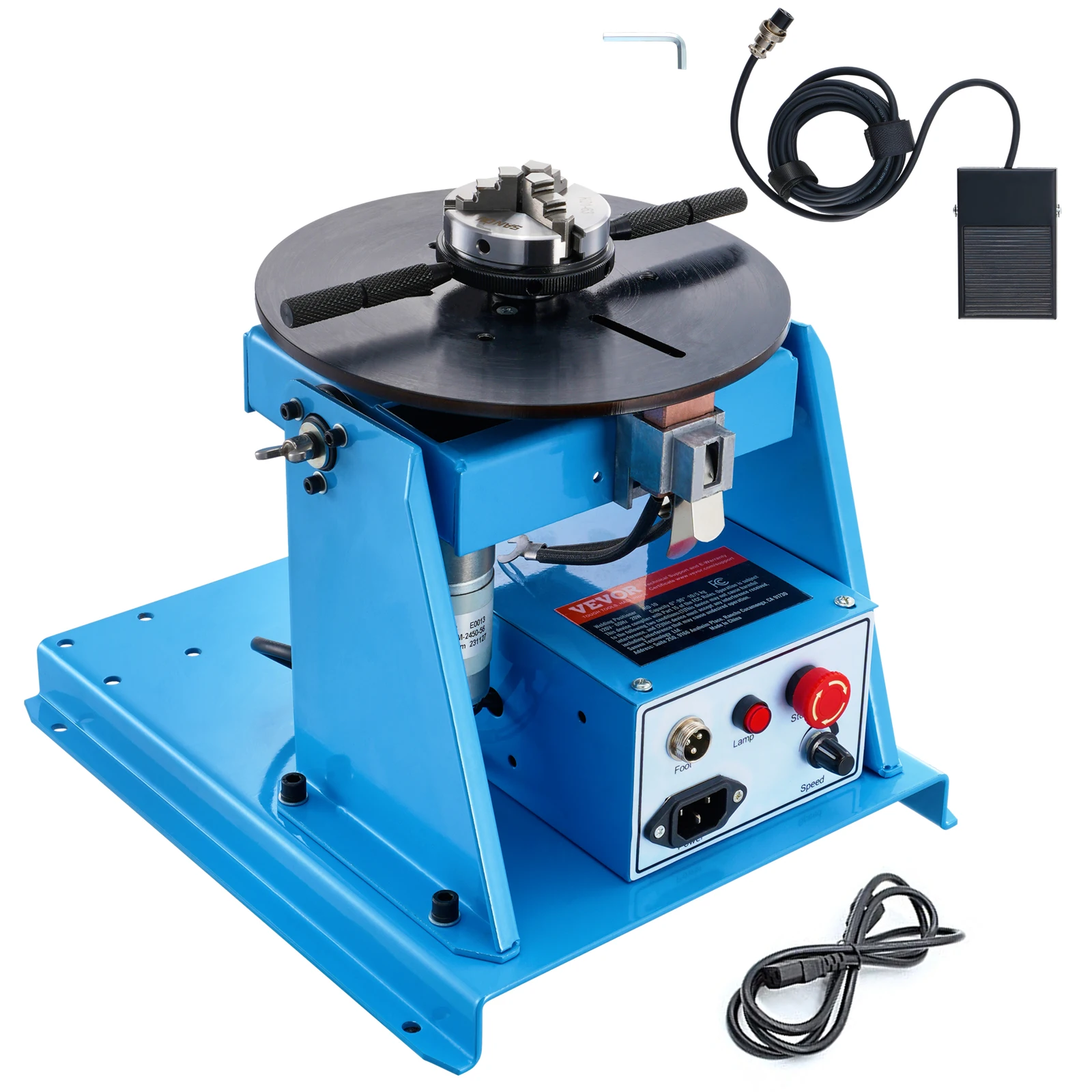 Welding positioner turntable welding tool SucceBuy Rotary Welding Positioner 10KG Turntable Table Portable Welder Positioning Machine Cutting Grinding Assembly Testing