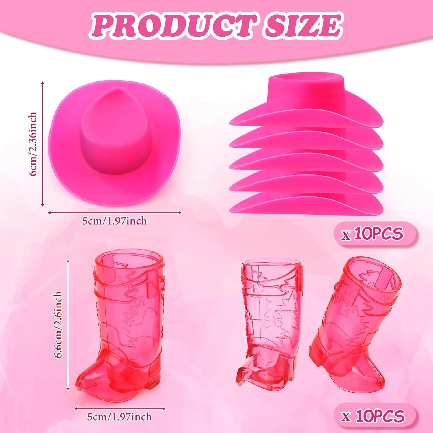 10hat 10Boot pink