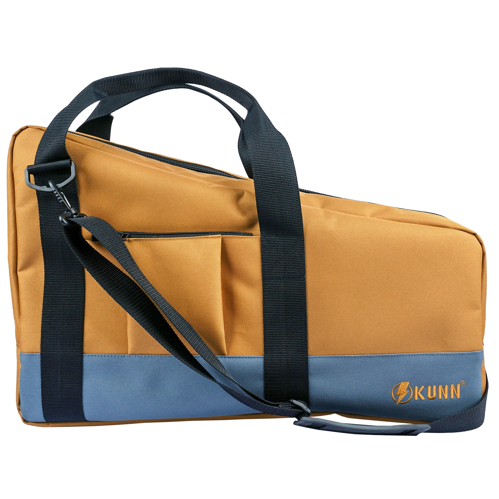 KUNN Framing Nailer Gun Bag Adjustable Shoulder Strap Dual Lockable Zipper Extra pockets for Hitachi NR83A,NuMax SFR2190