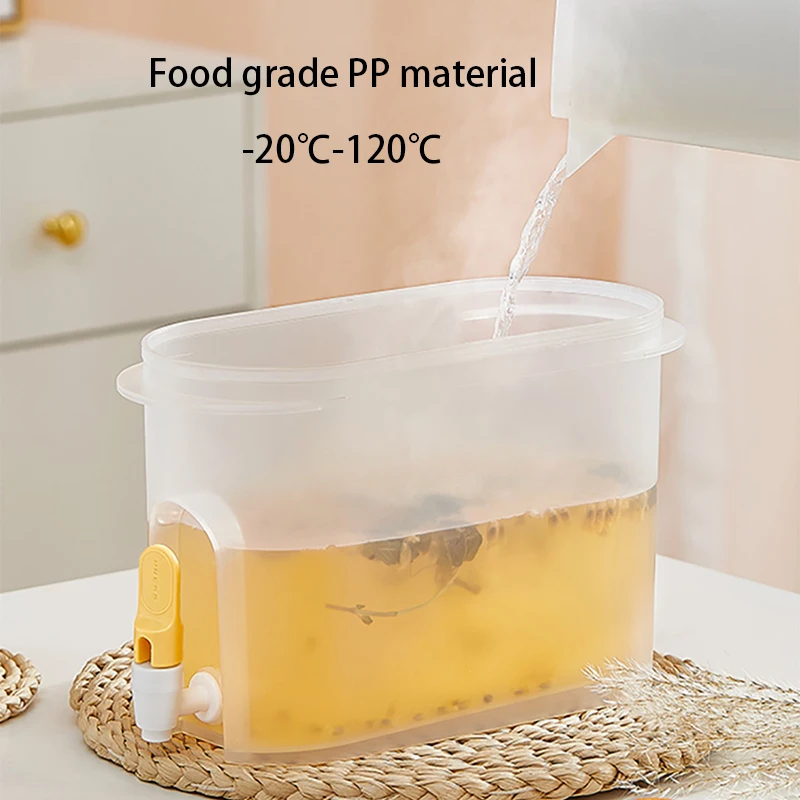 3.9L Large Capacity Beverage Tank Portable Transparent Food Grade Leakproof  Drink Barrel with Faucet for Family Gatherings Party - AliExpress