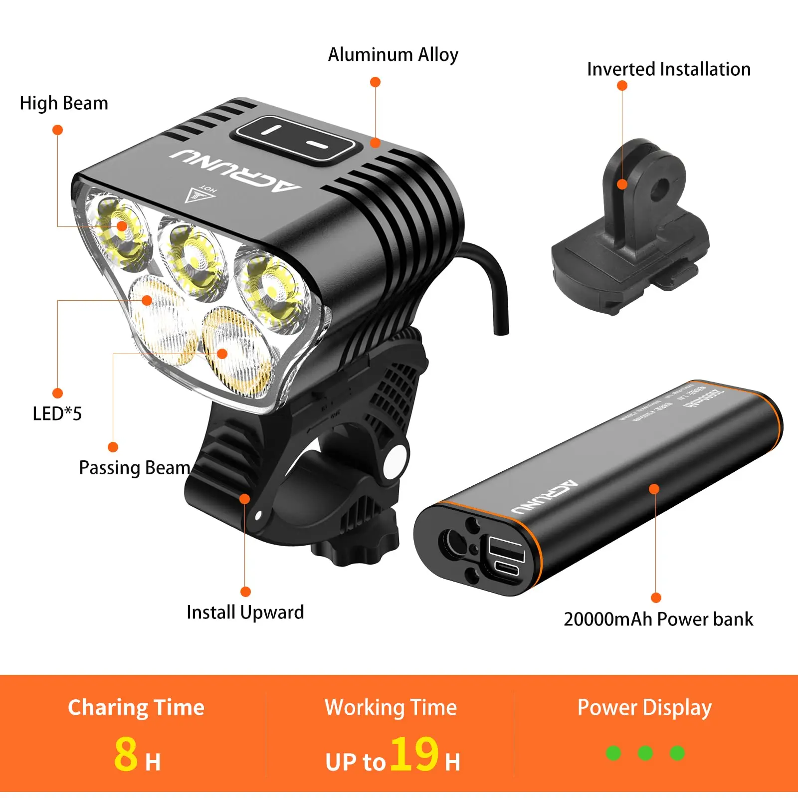New Generation Xm-l2 X2 Cree Led Bike Led Front Lights Bicycle Light Mtb Cycling