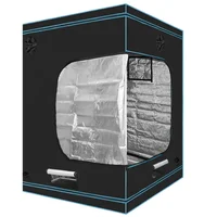 BEYLSION Mental Fabric Plant Grow Box Tent 600D Growing Tent Dark Room +Watch Window For Green House Plants Flower Hydroponic 2