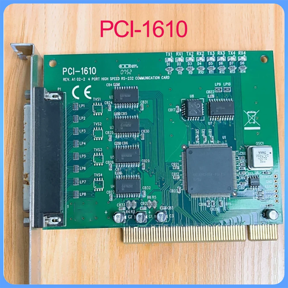 For Advantech PCI 1610 REV A1 4 port RS 232 PCI Communication Card