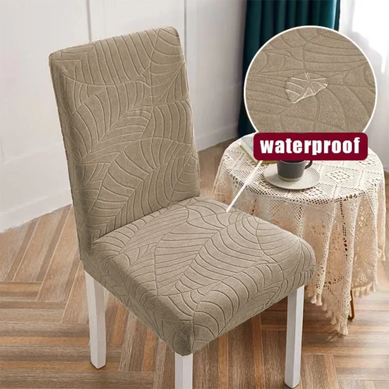 thumbnail image 1 of Funda impermeable para silla de comedor, fundas protectoras para sillas, cocina, boda, Hotel, banquete, 1 of 5