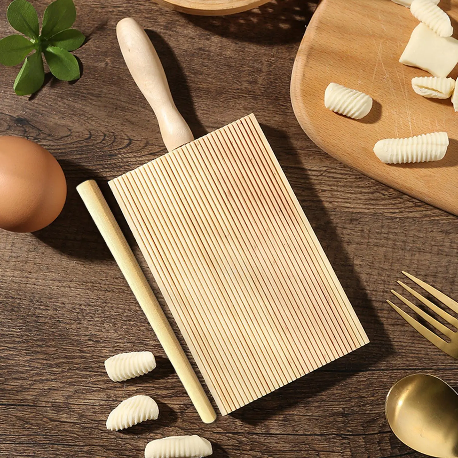 Pasta Gnocchi Making Board with Pasta Roller Italian Pasta Maker Boards Gnocchi Maker Paddle for Kitchen Supplies Handmaking Pasta Gnocchi Making Board with Pasta Roller Italian Pasta Maker Boards Gnocchi Maker Paddle for Kitchen Supplies Handmaking
