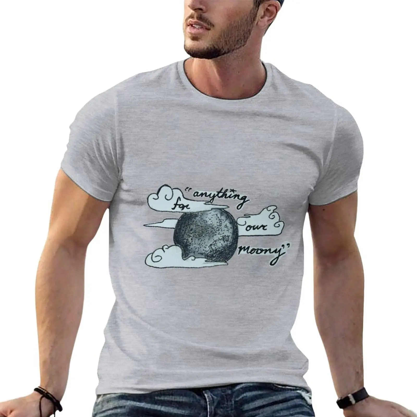 

anything for our moony T-Shirt plain sports fans for a boy black t shirts for men