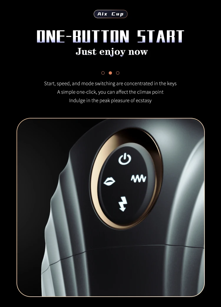 Electric Masturbation Cup For Men With Oral Suction And Vibration_voghion.com