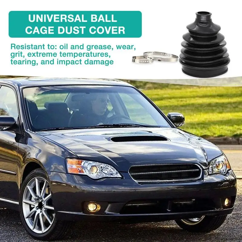 Inner Axles CV Joint Boot Kit Dust Cover Shaft Ball Head Round Clamp For Skoda Volkswagen Bora Rubber Car CV Joint Boot Parts