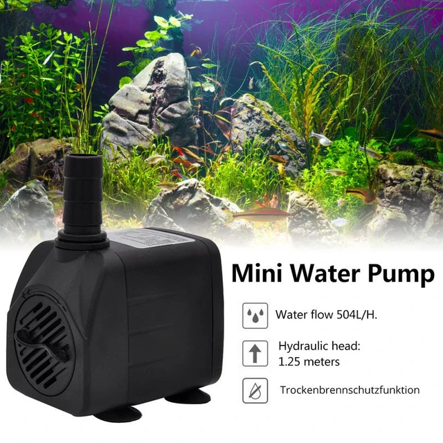 Puissante mini pompe à eau pour réservoir de fontaine d'aquarium