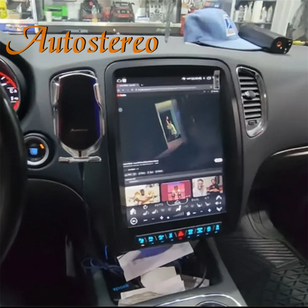 13inch Android Screen Radio 2din For Dodge Durango 2011-2020 Tesla GPS Carplay C
