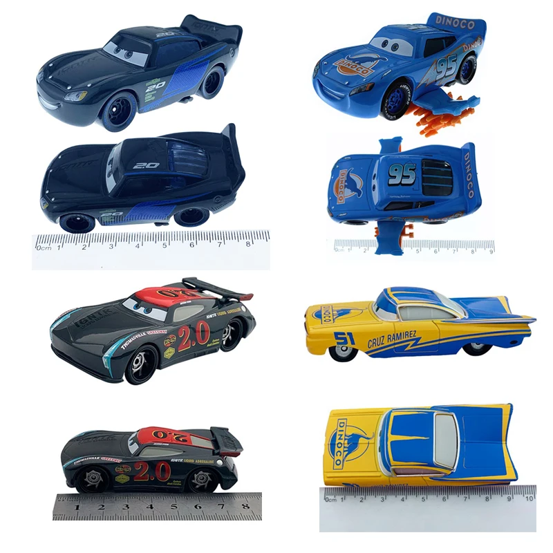 Disney Pixar Cars 3 Pickup Lightning McQueen Mater Jackson Storm Ramirez 1:55 Diecast Vehicle Metal Model Boy Toy Christmas Gift ice cream truck toy