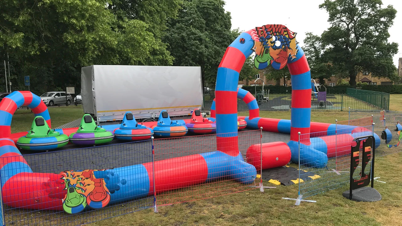 Factory Price Airtight Inflatable Bumper Cars Race Track For Sale