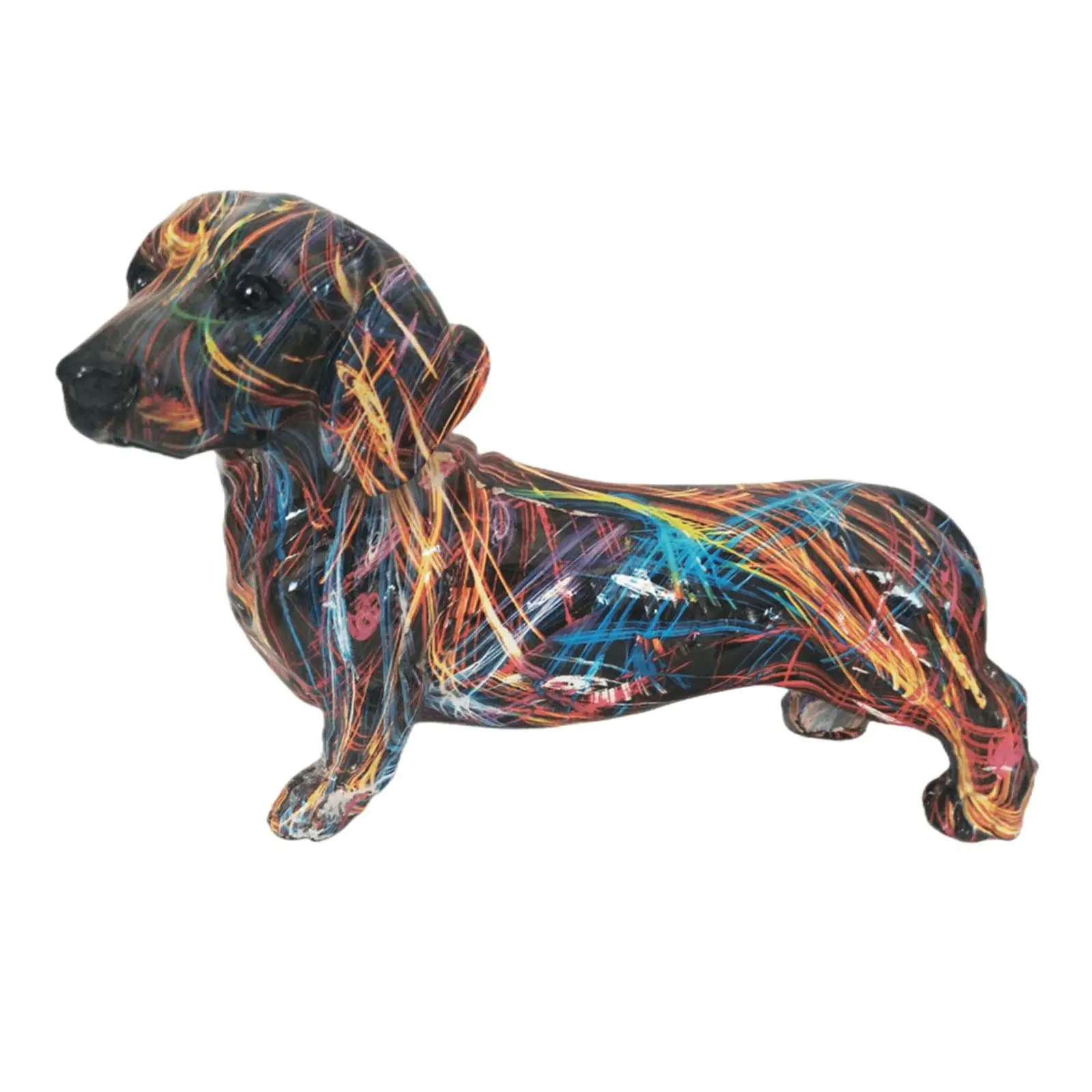 

Dog Statue Collection Dog Figurines for Office Cabinets Shelf Cabinets