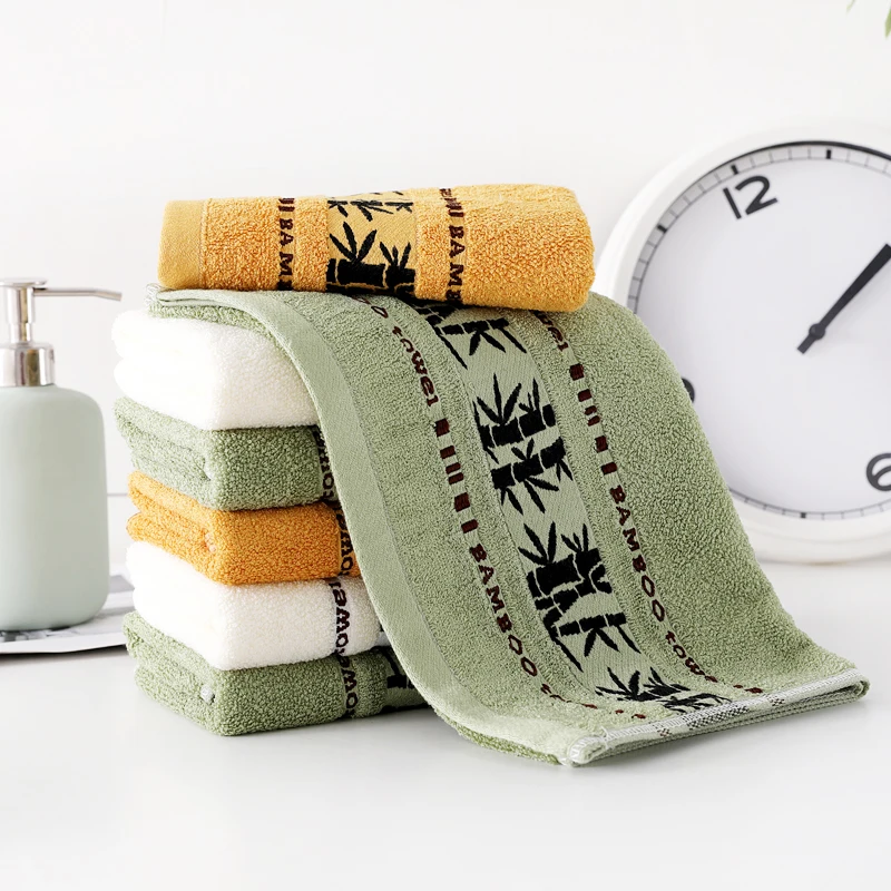 Serviette en coton jacquard 1