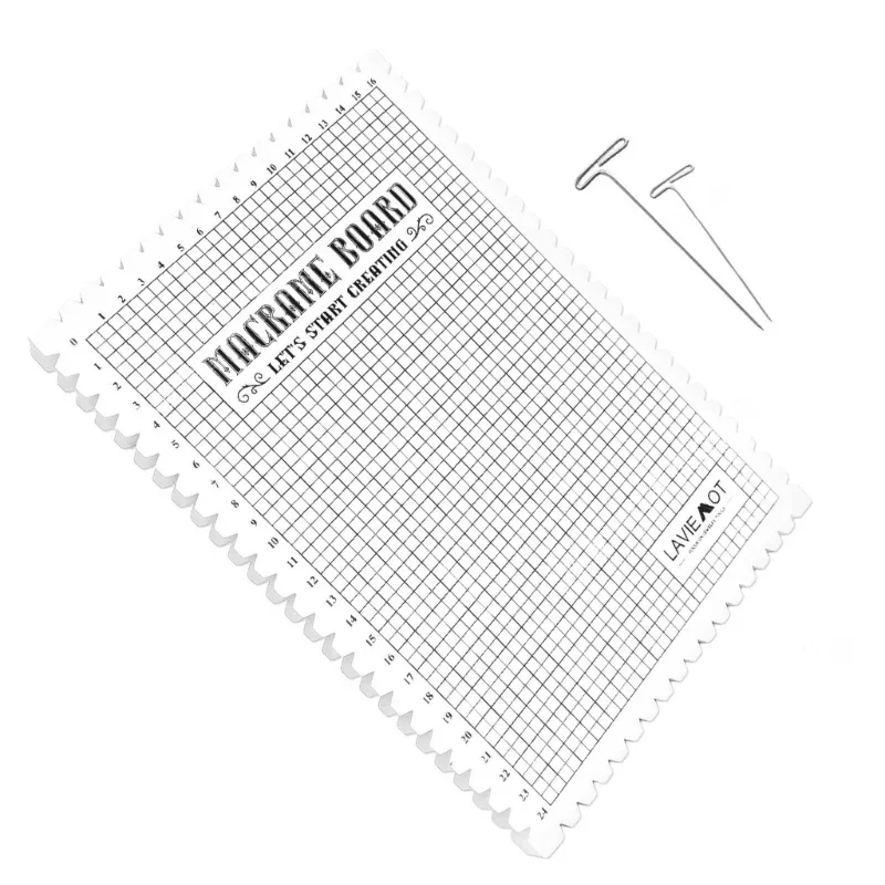 Knitting Board Creative Macrames Handcraft String Grided Mat DIY Woolen