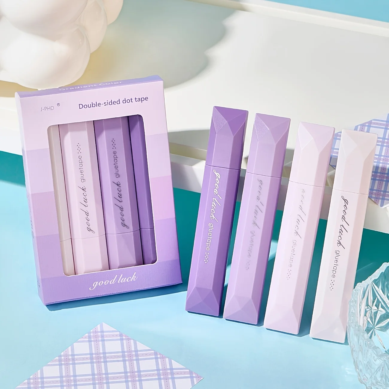 [Su Geçirmez Yapıştırıcı] Su Geçirmez Yapıştırıcı Bant |   4 adet |   PP Malzemesi |   Çift Taraflı Yapıştırıcı, Su Geçirmez |   El Sanatları, Okul Malzemeleri