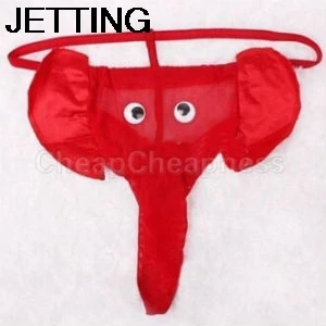 

3 Colors Exotic Elephant Briefs For Men Sexy Print Men Briefs Free Size Polyester Men Underwears