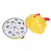 Electric Egg Cooker 350W 7 Egg Capacity Automatic Shut Off Mini Breakfast Machine Multifunction Chicken Shape Rapid Egg Boiler 1