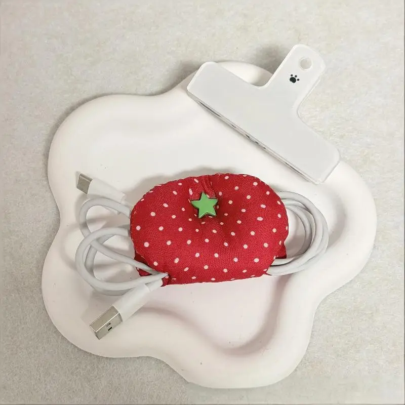 USB 케이블 정리기 조절 가능한 충전 와인더 책상용 간편 헤드폰 코드 홀더 가정용 워크스테이션용