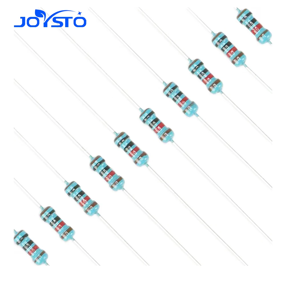 Metal Film Resistor 1/4W 0R-22M 1% 0.25W 0 2.2 10 100 120 150 220 270 330 470 1K 2.2K 4.7K 10K 100K 470K 1M 10M 20M Ohms 100pcs metal film resistor,metal film resistors