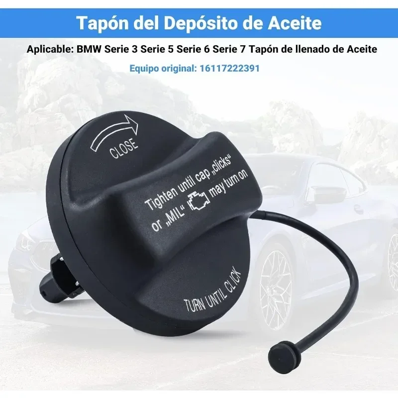 Fuel Gas Tank Filler Cap Cover Air Cap fuel tank cover fuel tank cap oil fuel cap For BMW E Series F Series E39 E46 E60 E63 E65 E66 E70 E71 E90 F01 F02 F07 16117222391
