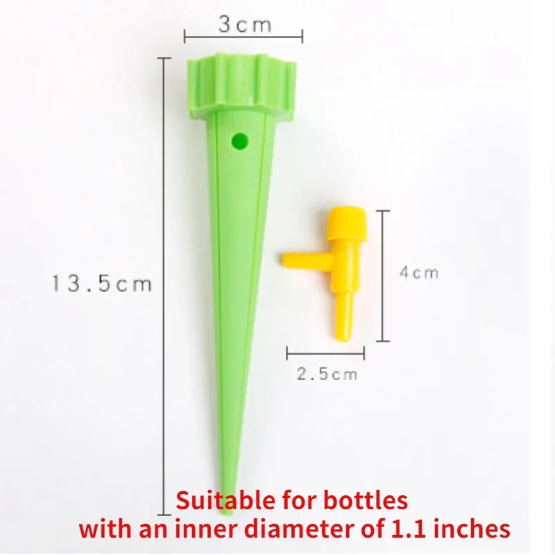 1Pcs Auto Irrigation Flower Watering Device with Switch Control Adjustable Water Flow Dripperr Self-Watering Seepage Device