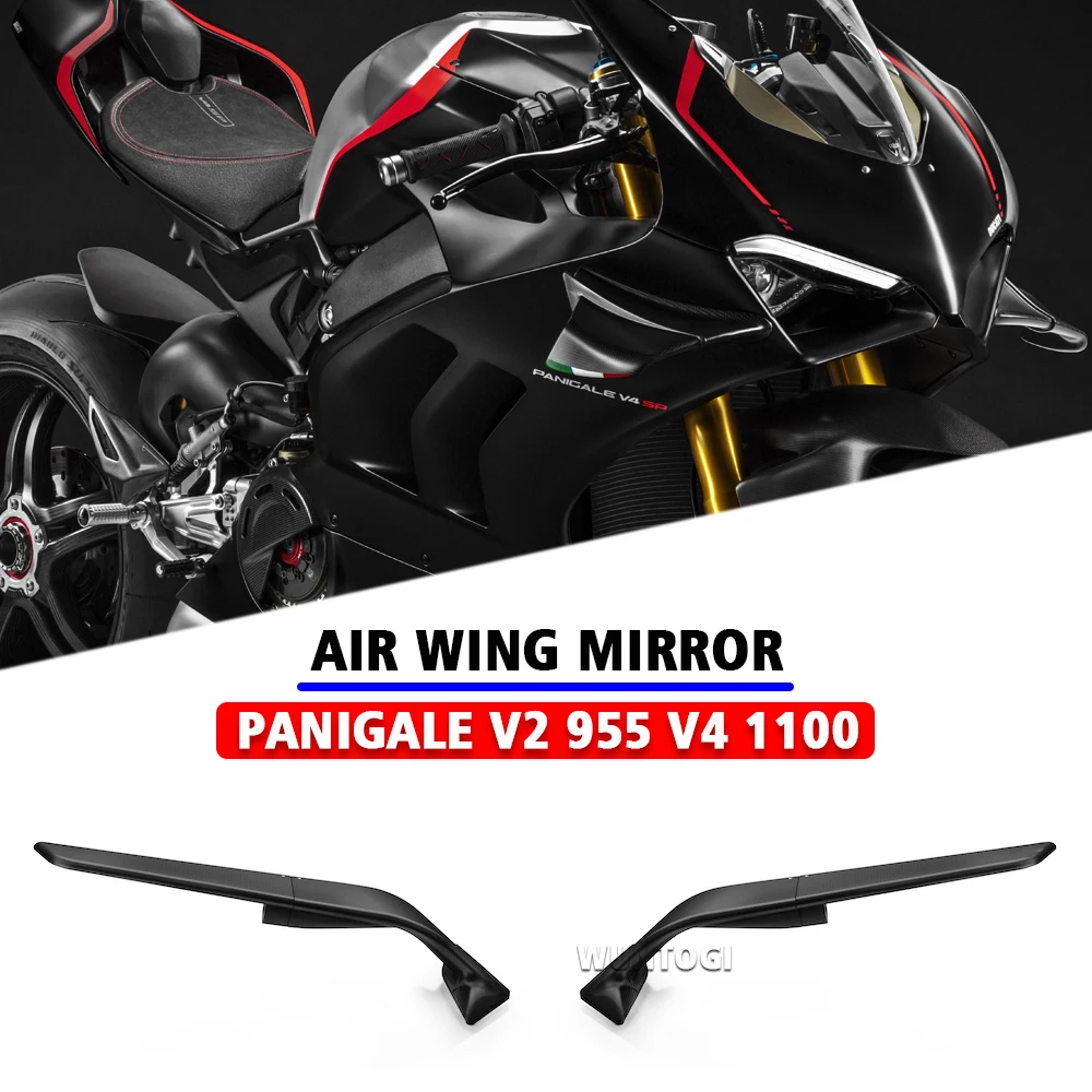 V4 Adjustable Stealth Mirror For DUCATI Panigale V2 955 1100 2020 2022