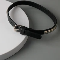 Collier Anime Death Note Misa Amane, ras du cou en cuir pour hommes et femmes, Hip Hop Punk, Rivet, bijoux Cosplay, cadeaux 6