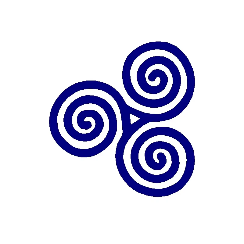 Celtic Triskele Vinyl Car Decal - Pagan Wiccan New Age Design Sticker
