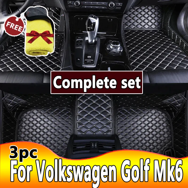 

Автомобильный напольный коврик для VW Volkswagen Golf6 Golf 6 Mk6 5K 2009 ~ 2013, коврик для защиты от грязи, напольный коврик, коврики, автомобильные аксессуары, Vento Choice