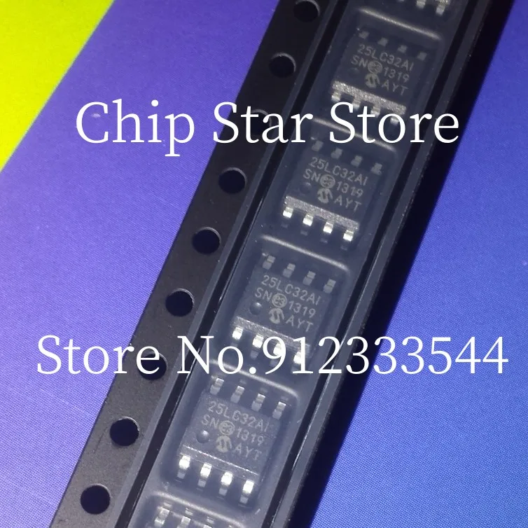 5-100pcs-25LC320A-I-SN-25LC320AT-I-SN-25LC320A-SOIC8-EEPROM-100-New-And ...