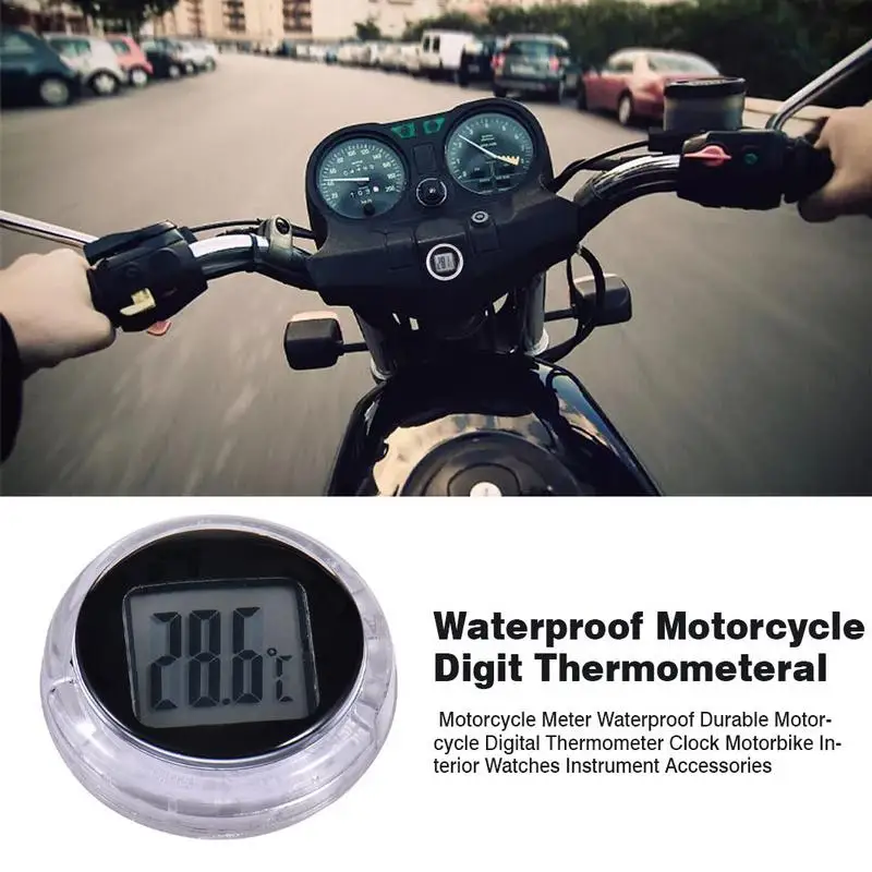 

Car Temperature Meter Waterproof Mini Digital Thermometer Gauge Auto Car Pet Indoor Convenient Temperature Sensor Humidity Meter