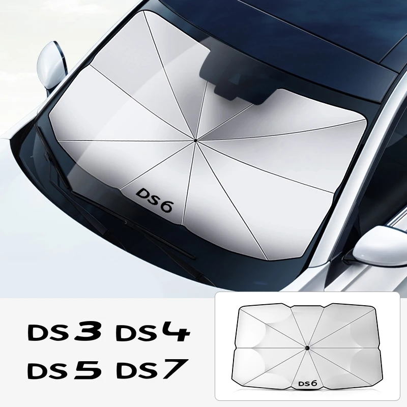 Car Front Glass Protective Sunshade UV Reflective Umbrella DS3 DS4 DS5 DS6 DS7 Car Front Sunshade Accessories