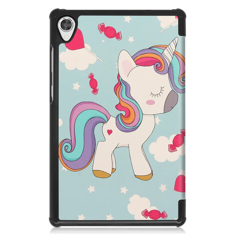 Capa Protetora de Couro pu para Lenovo Tablet Tab m8 3ª Geração Fhd hd tb 8505f tb 8505x tb 8506f tb 8705f tb 8705f - Imagem 3