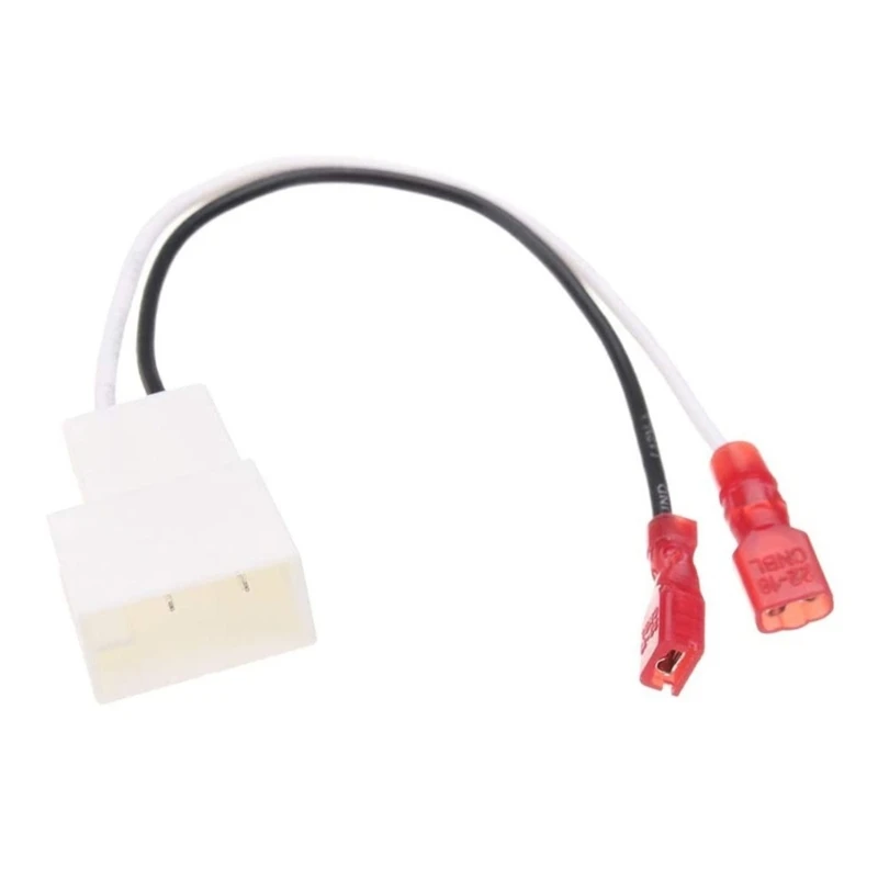 Audio Cable Car Wire Cable Adapter Audio Speaker Cable Car Stereo Accessories Audio Speaker Wiring Kit Electronic Wire Cable Electrical Wire Cable Car Amplifier Wiring Kit Wire Reducer Terminal Connector 4 PCS For Toyota Camry Corolla Speaker Wire Harness Connects Aftermarket to Adapter Plug Set Connector