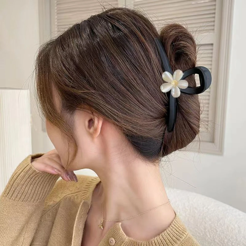 하이엔드 패션 포워드 헤어 클립용 꽃 클립, 헤어 스타일 업그레이드, 모던 한국 스타일, 1 개, 2 개