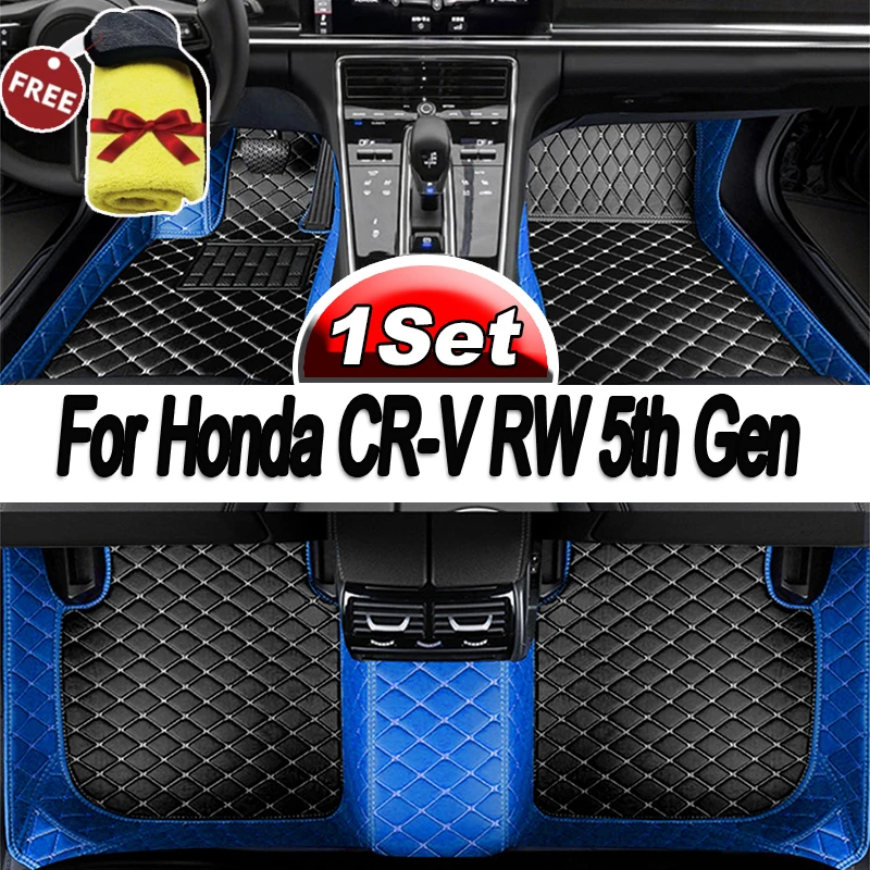 

LHD коврики, автомобильные коврики для Honda CR-V CRV RW 5th Gen 2022 2021 2020 2019 2018 2017, автомобильные аксессуары, пользовательские покрытия, коврики для ног