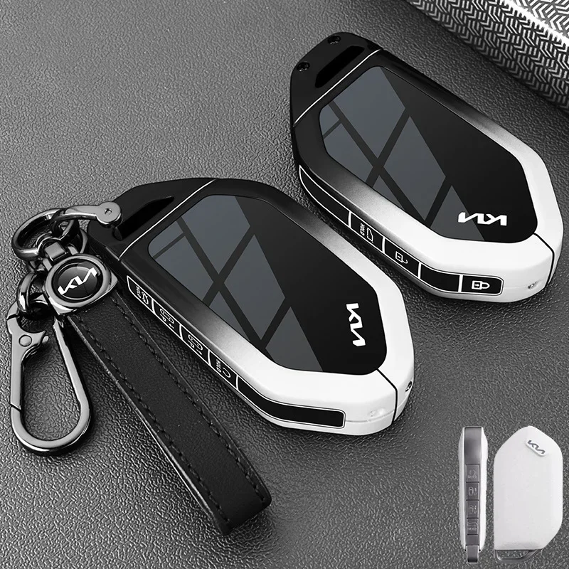 thumbnail image 1 of Estuche para llave con carcasa de metal mejorada para Kia K3, apto para 24 modelos Ev5 Lion Tocado Kx3 Proud Running Smart Running, 1 of 5