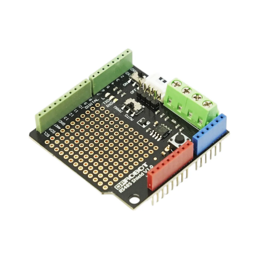 Shield DFRobot per Protocollo UART/Seriale a RS485, Porta/Interfaccia/Pin RS485 Standard/Mini Integrata per Dispositivi Industriali Arduino - immagine 6