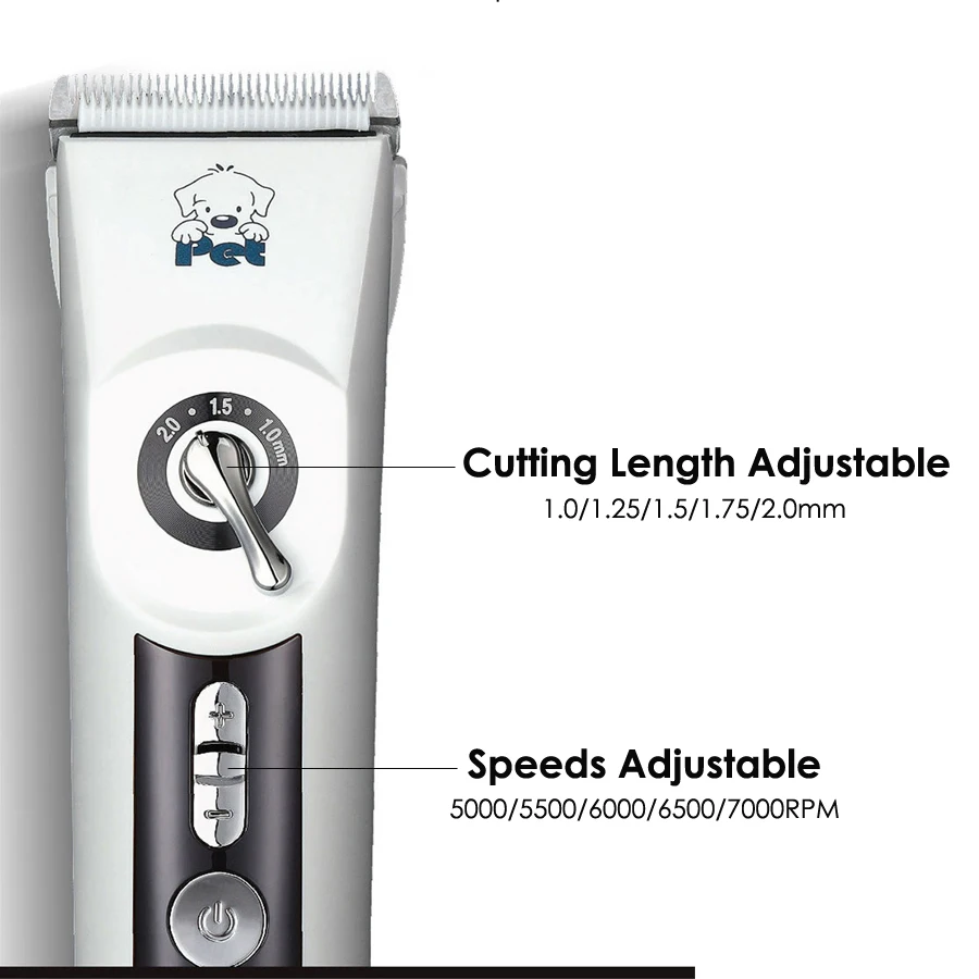 Pet Clipper CP-9700 LCD Dog Hair Trimmer Grooming Machine Cat Shaver Electric Mower 7000RPM hair trimmer pet clipper dog hair trimmer pet hair trimmer dog clipper