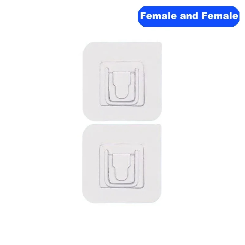 Ganci Da Parete Autoadesivi Bifacciali, Ganci Adesivi Resistenti Senza Soluzione Di Continuita Ganci Biadesivi Ganci Da Parete Adesivi Bifacciali 20 Paia 88874040
